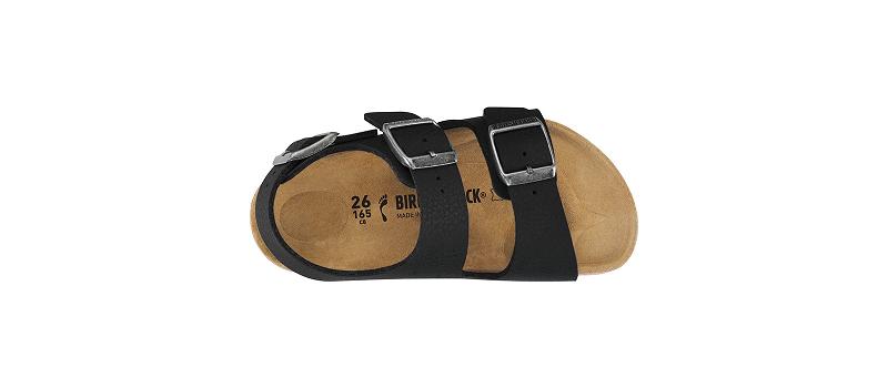 Milano Birkenstock Birko-flor Narrow Detske Čierne Červené | SK 425RVD